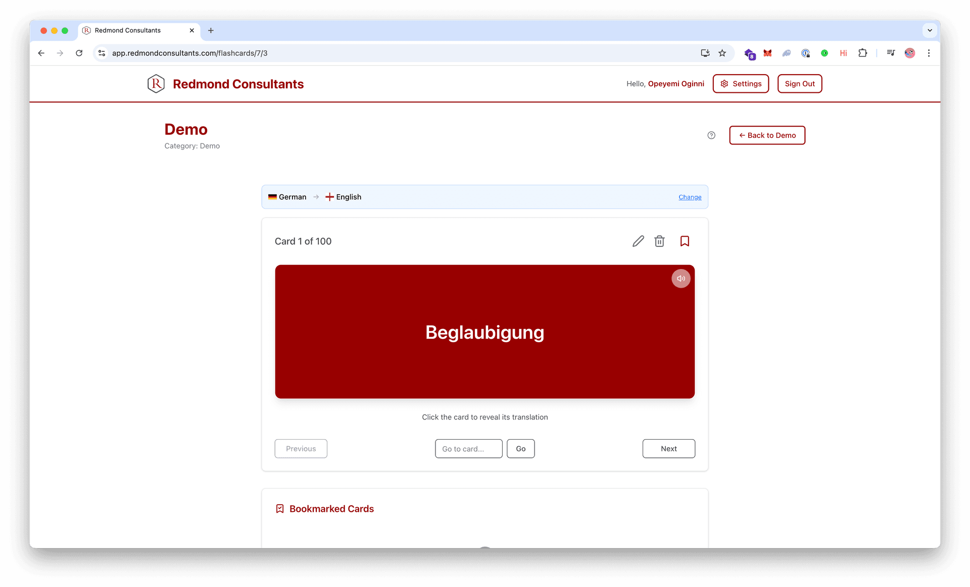 Redmond Consultants App screenshot